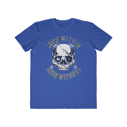 Men's Tee — 'Iron Within Iron Without' Skull Graphic Fitness Shirt